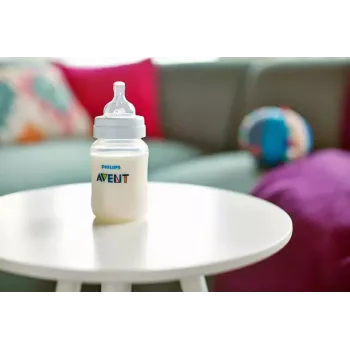 Philips AVENT Anti-colic pudeli silikoonist lutt 1M+, aeglane vool, 2 pakk
