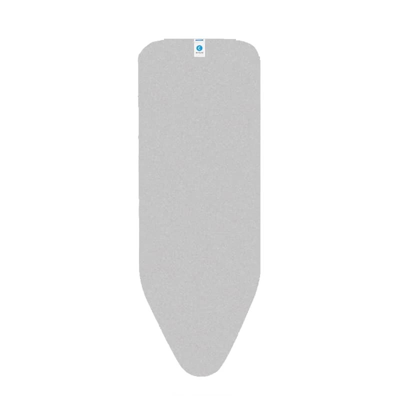 Brabantia triikimislaud kattega, 124x45 cm, metalliseeritud puuvill, 2 mm vaht, metallikhall