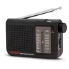 AIWA RS-55/BK kaasaskantav analoog AM/FM taskuraadio, must