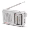 AIWA RS-55/SL kaasaskantav analoog AM/FM taskuraadio, hall