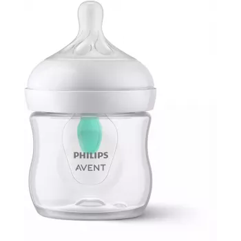 Philips Avent Natural Response vastukoolikuline beebipudel AirFree-õhutusavaga, 125 ml, vastsündinule Flow 1, 0m+