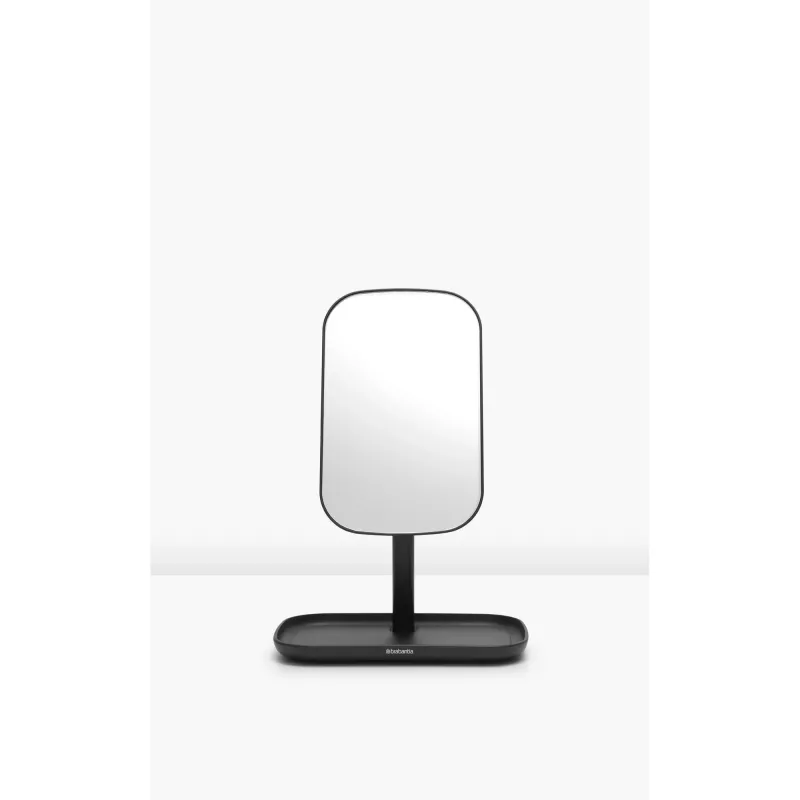 Brabantia ReNew seinale kinnitatav peegel koos riiuliga, tumehall