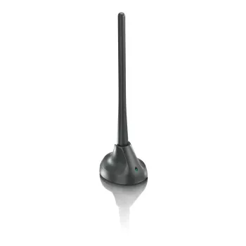PHILIPS SDV5100/12 sise-TV-antenn 18 dB võimendusega, UHF/VHF/FM, must