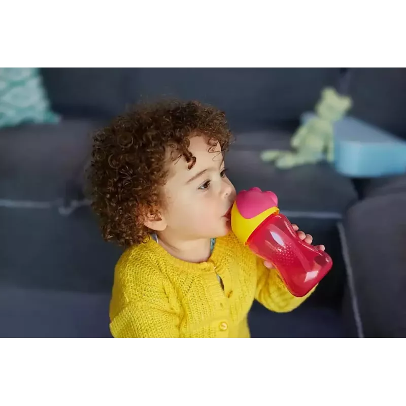 Philips Avent kõrrejoodik painduva kõrrega, 300 ml, 12m+, roosa