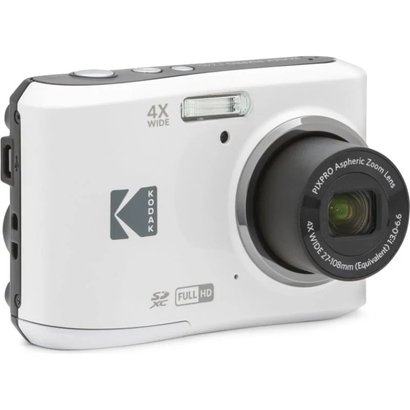 Kodak PIXPRO FZ45 valge digikaamera