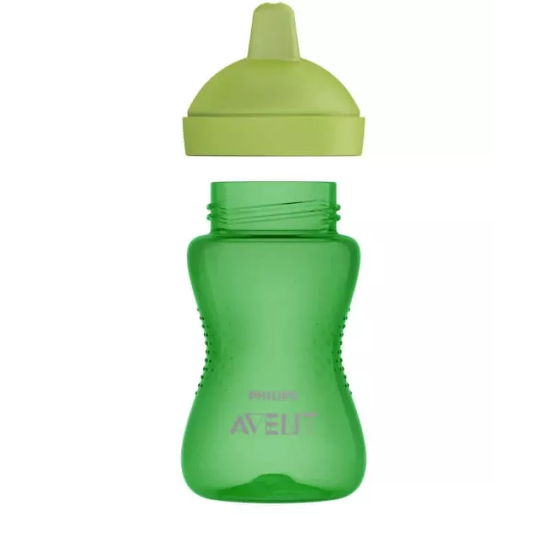 Philips AVENT My Grippy treeningtass kõva joogiotstaga 300 ml, 18M+, roheline