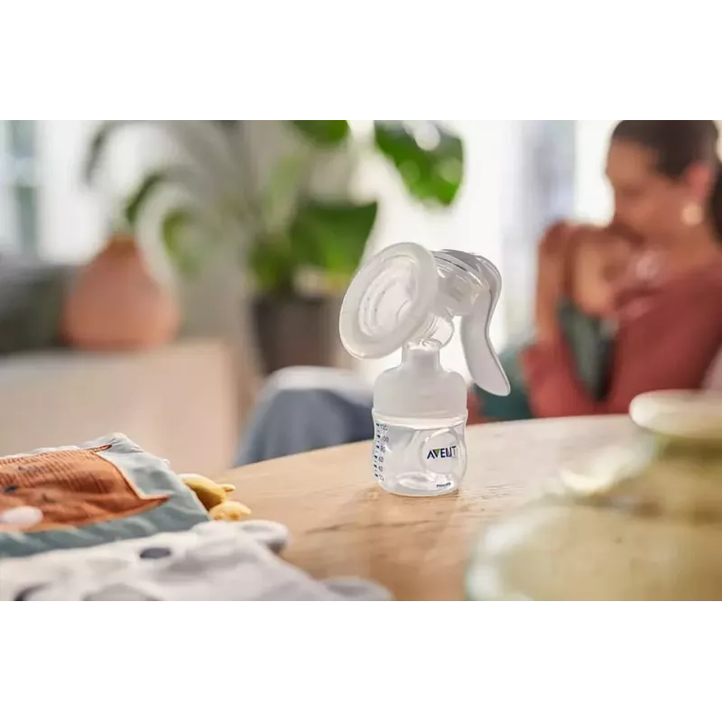 Philips Avent Lotus käsitsi rinnapump koos 3 hoiutopsi ja adapteriga