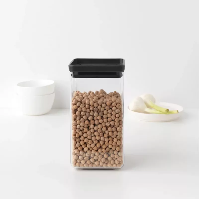 Brabantia Make & Take ristkülikukujuline toiduhoidja 1,6 L tumehall