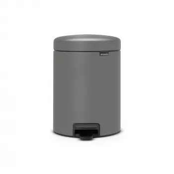 Brabantia NewIcon 5L pedaaliga prügikast, mineraalbetoonhall