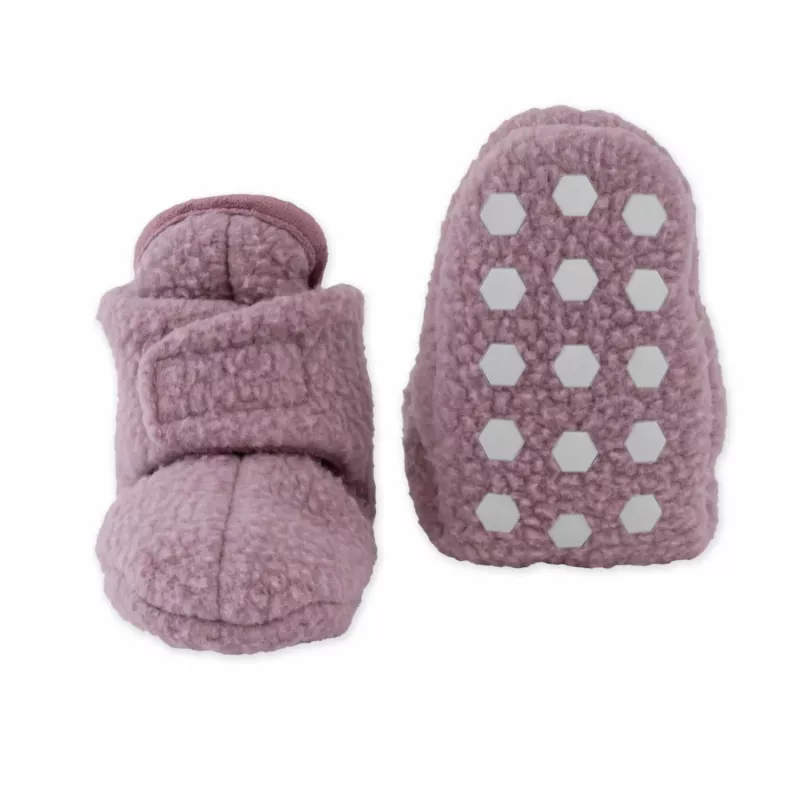 Lodger Slipper Teddy beebisussid, roosa, 6-12 kuud, libisemiskindel tald, fliis