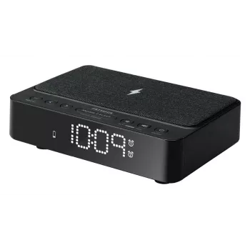 AIWA CR-30/BK digitaalne äratuskell LED-ekraaniga, FM/PLL-raadioga, must