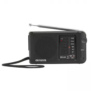 AIWA RS-44 taskuraadio AM/FM, must