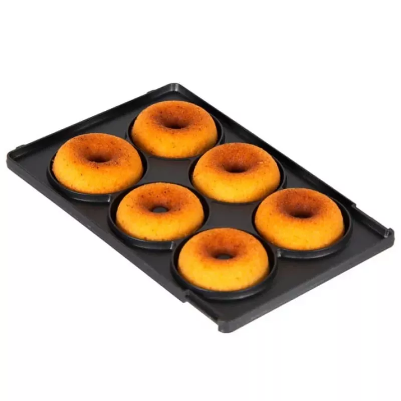 Trebs 6-in-1 suupistete valmistaja punane – vahvlid, võileivad, grill, sõõrikud, poffertjes, cupcake'id