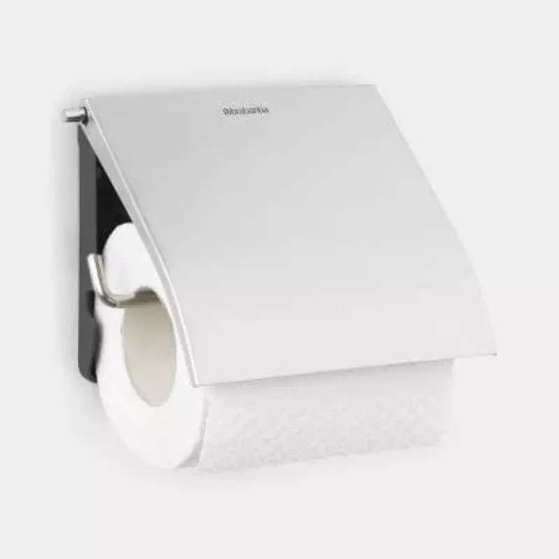 Brabantia 385322 seinale kinnitatav tualettpaberihoidja, mati teras