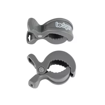 Lodger Clip Swaddler klambrid puuvillase mähkimistekile (2 tk), Carbon