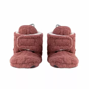Lodger Slipper Folklore Fleece beebi sussid, 12-18 kuud, Rosewood