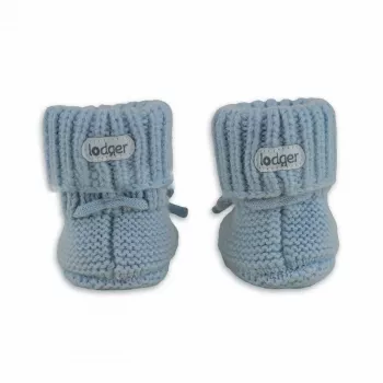 Lodger Slipper Merino villased beebisussid, Blue Fogg, 6-12 kuud
