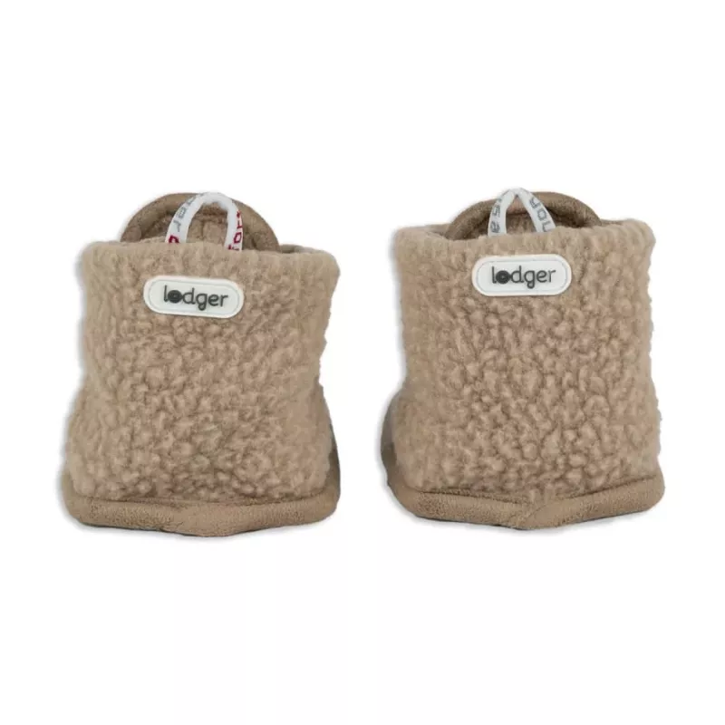 Lodger Teddy beebi sussid, beež, 12-18 kuud, libisemiskindel tald, pehme fliis