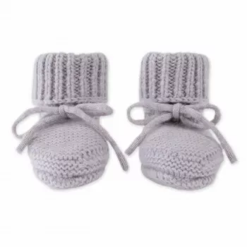 Lodger Slipper Merino villased beebipapud, Stone, 0-6 kuud
