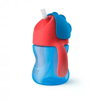 Philips AVENT kõrrega joogitops painduva kõrrega, 200 ml, 9k+, sinine