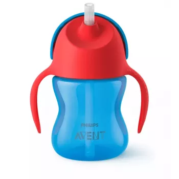 Philips AVENT kõrrega joogitops painduva kõrrega, 200 ml, 9k+, sinine