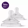 Philips Avent Natural Response silikoonist luttid keskmise vooluga 1M+ (2 pakk)