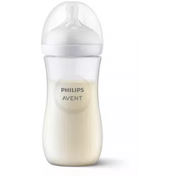 Philips Avent Natural Response beebipudel 330 ml, kiire vooluga otsik, 3m+