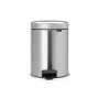 Brabantia NewIcon 5-liitrine pedaaliga prügikast, matt teras