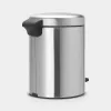 Brabantia NewIcon 5-liitrine pedaaliga prügikast, matt teras