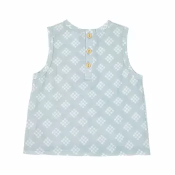 Lodger Tank Topper Tribe Muslin beebi särk, Ice Flow, 68 cm