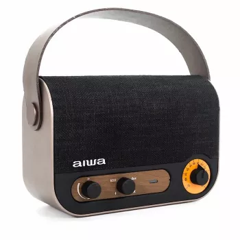 AIWA RBTU-600 kaasaskantav Bluetooth-raadio FM, USB, AUX-sisendiga, MicroSD ja laetava akuga