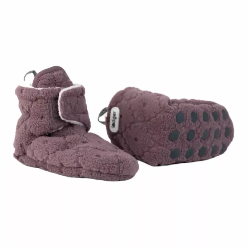 Lodger Slipper Folklore Fleece beebisussid, lilla, 12-18 kuud
