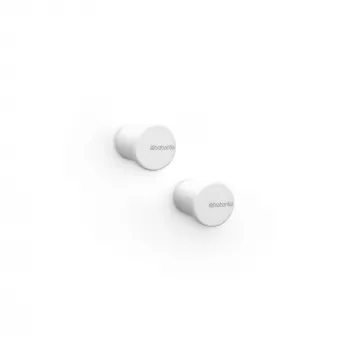 Brabantia MindSet rätikukonksud, 2 tk komplekt, Mineral Fresh White