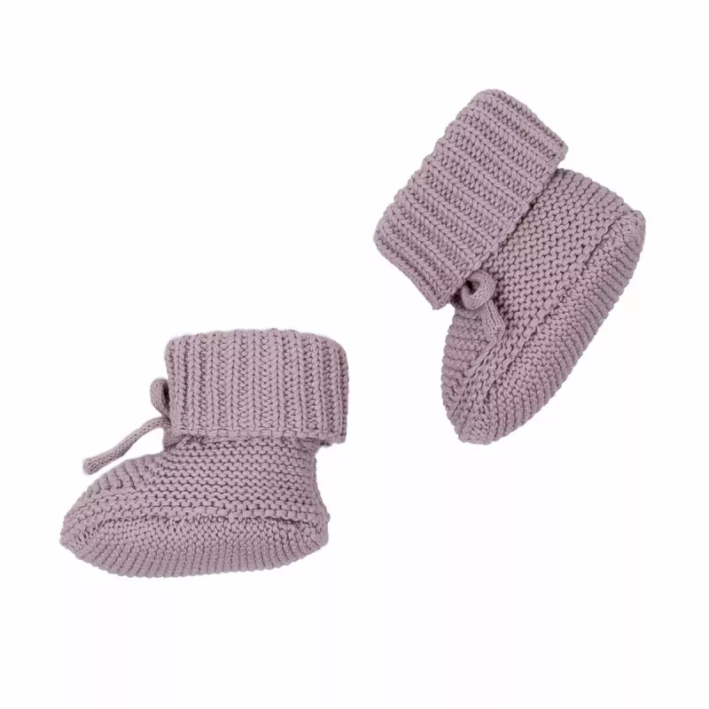 Lodger Slipper Knit beebi sussid, roosa, 0-6 kuud