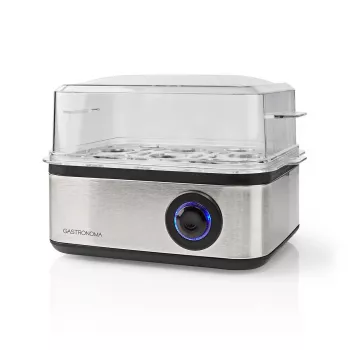 Gastronoma munakeetja 500W, 8 muna, must/hõbedane