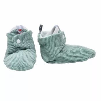 Lodger Slipper Ciumbelle puuvillased sussid, 3-6 kuud, rohekashall