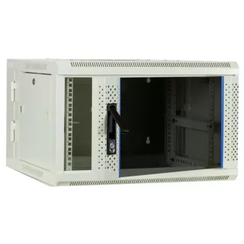 DSIT 6U seinale kinnitatav serverikapp klaasuks, valge, 600x600x368 mm DS6606W-DOUBLE