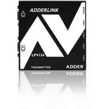 ADDER LPV154T AV-pikenduse saatja - VGA ja audio CATx kaudu, 300m, must ALPV154T-IEC