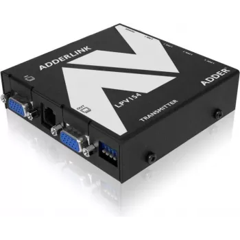 ADDER LPV154T AV-pikenduse saatja - VGA ja audio CATx kaudu, 300m, must ALPV154T-IEC