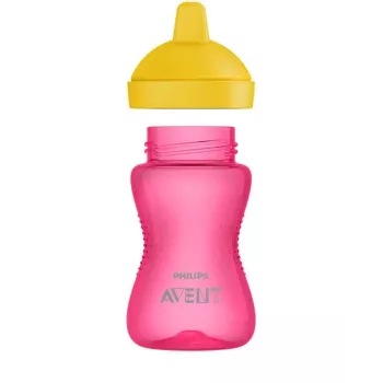 Philips Avent My Grippy kõva joogiotstega treeningtass 300 ml, 18M+, roosa