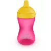 Philips Avent My Grippy kõva joogiotstega treeningtass 300 ml, 18M+, roosa