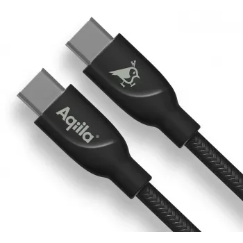 AQIILA USB-C - USB-C laadimis- ja sünkroonimiskaabel 3 m must AQCBPBICB4BD881