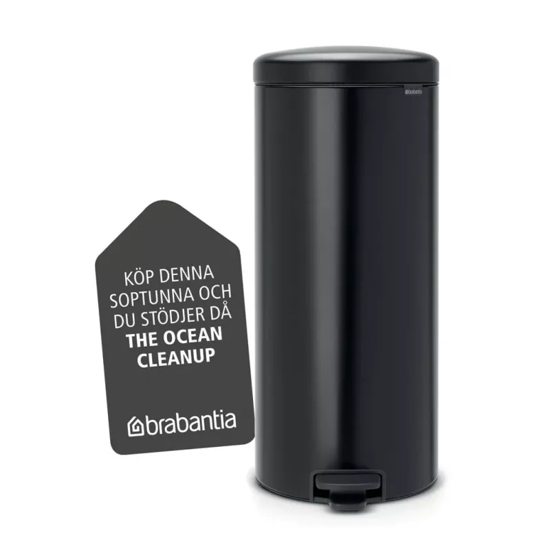 Brabantia NewIcon 30L pedaaliga prügikast matt must