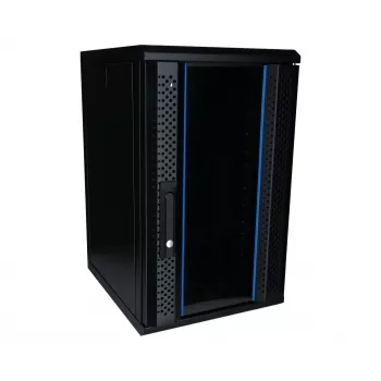 DSIT DS10-3412 12U 10 inch seinale kinnitatav serverikapp klaasuks, 370x450x618 mm, must