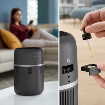 Philips 4000 seeria õhuniisutaja HU4210/03 - NanoCloud aurustav, 300 ml/h, 2L paak, söemust