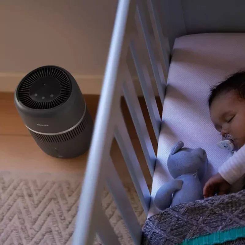 Philips 4000 seeria õhuniisutaja HU4210/03 - NanoCloud aurustav, 300 ml/h, 2L paak, söemust