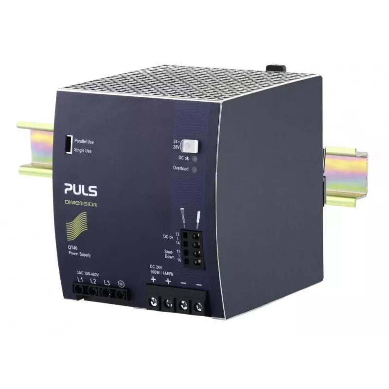 PULS DIMENSION QT40.241 DIN-liinil toiteallikas 24V DC 40A 960W 3-faasiline