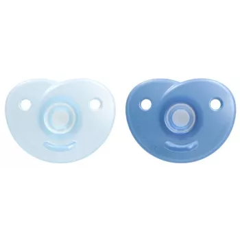 Philips Avent Soothie silikoonist lutt silikoonkilbiga, 0-6 kuud, 2 pakk