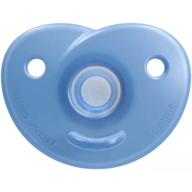Philips Avent Soothie silikoonist lutt silikoonkilbiga, 0-6 kuud, 2 pakk