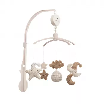 Baby's Only muusikaline mobiil 0+ Heaven Clay / Warm Linen